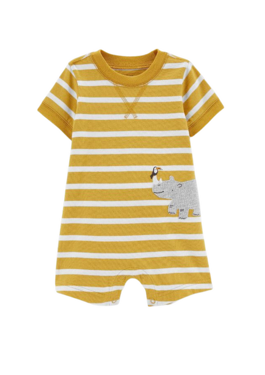Just One You By Carter's - Romper amarillo rinoceronte