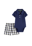 Carter's - Conjunto con 2 piezas con body tipo polo