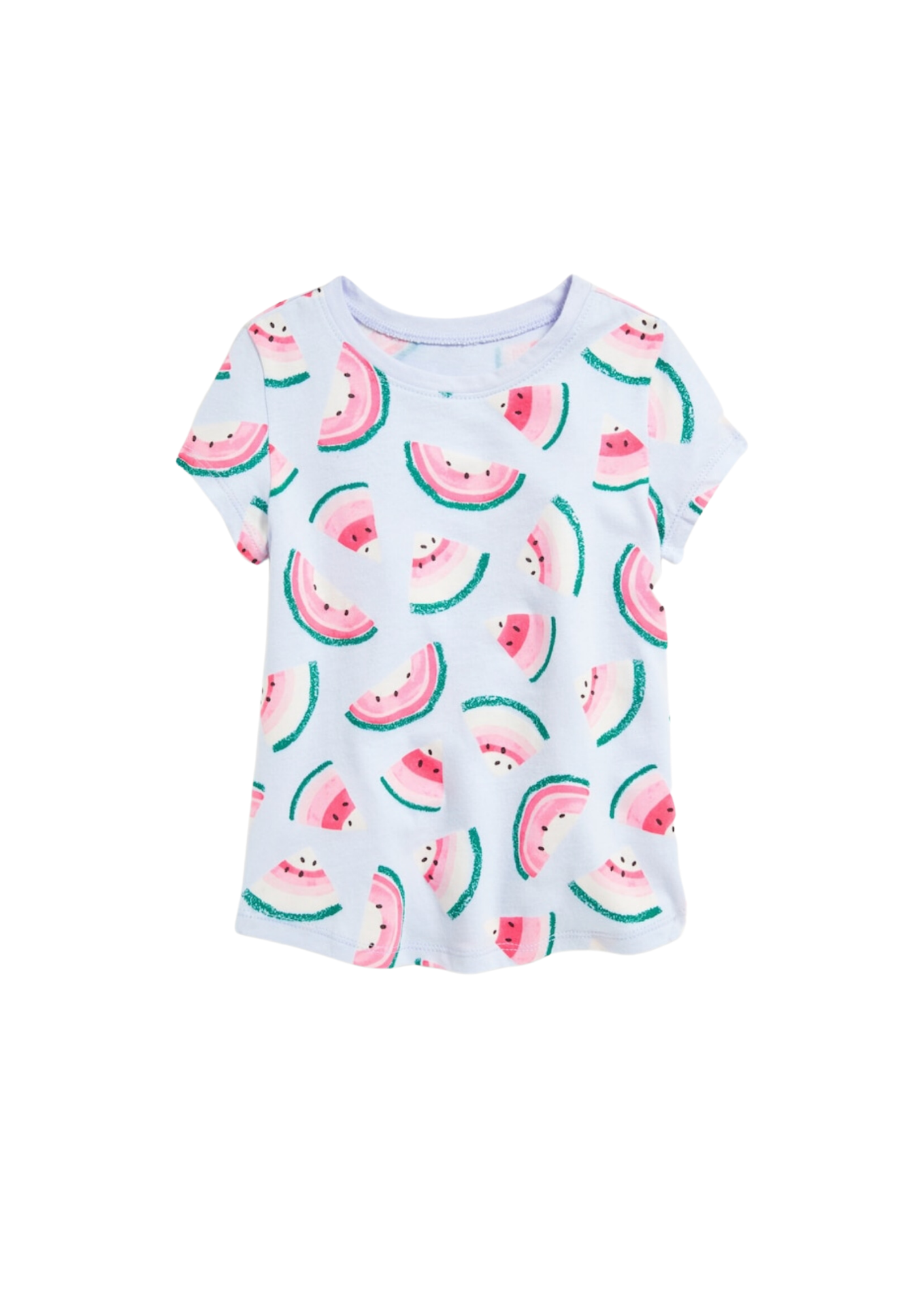 Old Navy - Blusa básica color celeste con diseños de sandías