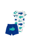 Carter's - Conjunto con 2 piezas Body y Shorts