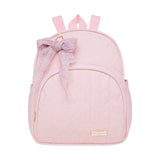 Mochila Maternidad Pequeña Glitter Rosa