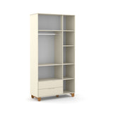 Ropero 3 Pts Matic Zupy Clean Laq. Off White/Eco Wood