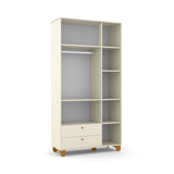 Ropero 3 Pts Matic Zupy Laq. Off White/Eco Wood