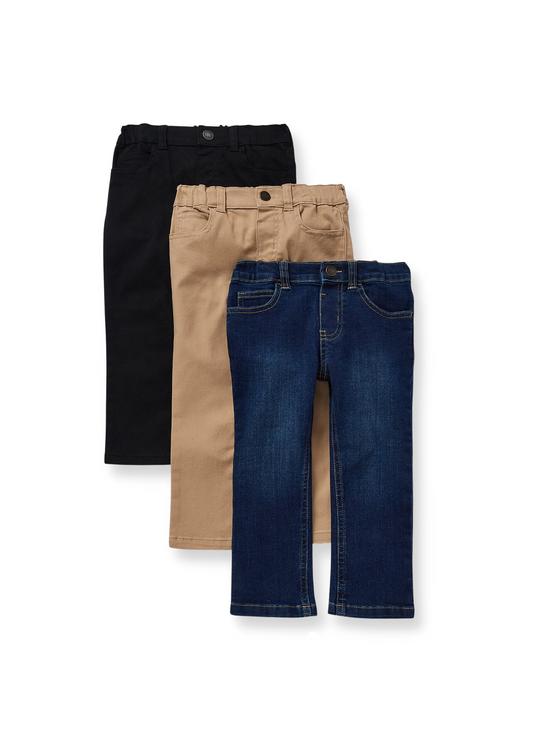Garanimals - Paquete con 3 pantalones jeans
