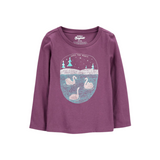 OshKosh B'gosh - Blusa con mangas largas Cisnes