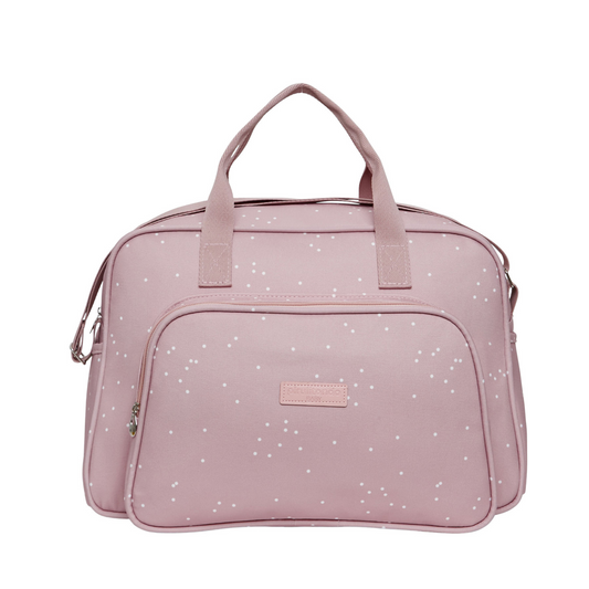 Bolso Maternidad Grande Bolinhas Rose