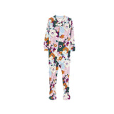 Carter's - Enterizo/Pijama floral con pies antideslizantes