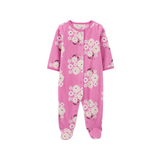 Carter's - Enterizo/Pijama de micro polar flores