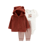 Child Of Mine By Carter's - Set con 3 piezas con abrigo polar